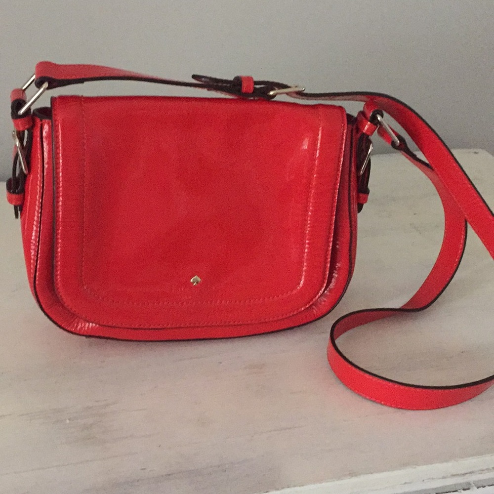 Kate Spade Crossbody bag Purse Patent Red